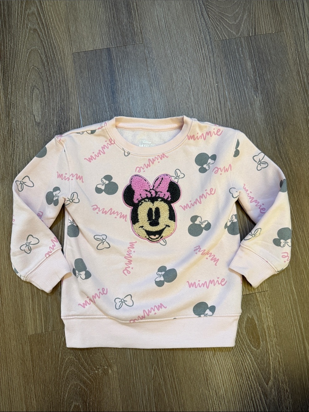 Disney Minnie Mouse Pink Crewneck Sweatshirt for Kids